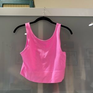 Target hot pink crop top